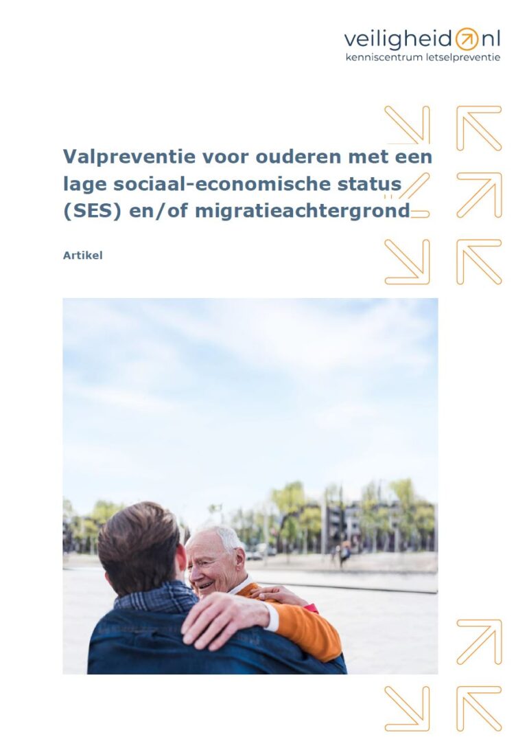 Valpreventie Voor Ouderen Met Een Lage Sociaal Economische Status SES