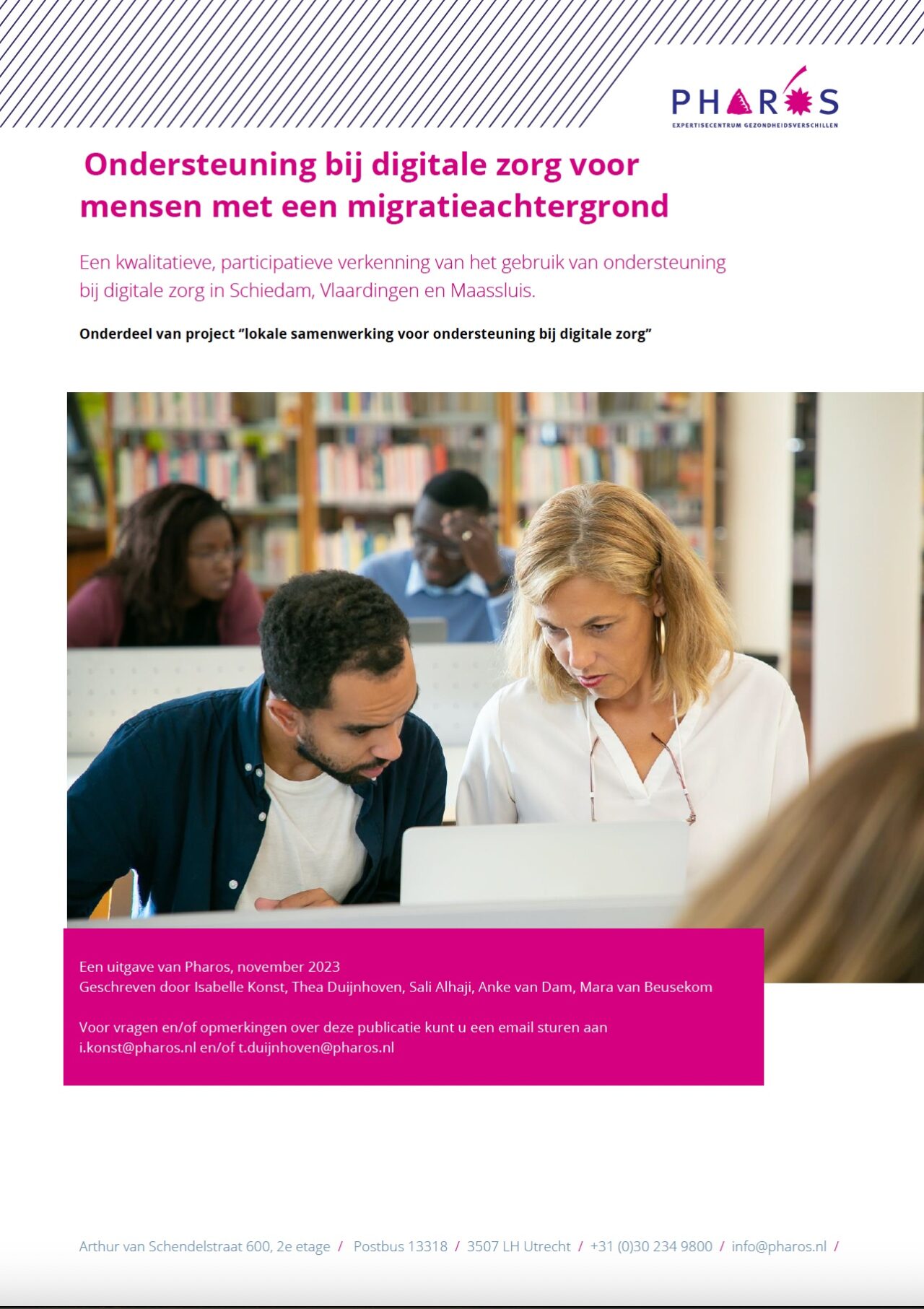 Ondersteuning Bij Digitale Zorg Voor Mensen Met Een Migratieachtergrond ...